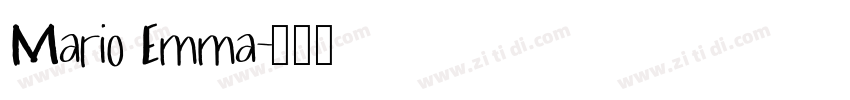 Mario Emma字体转换